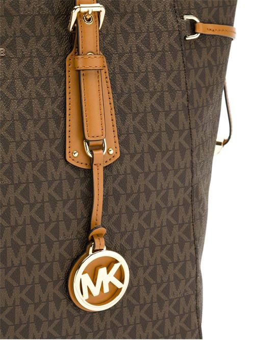 Borsa tote con stampa di Michael Michael Kors. Michael Kors | 30F8GV6T2B200BROWN